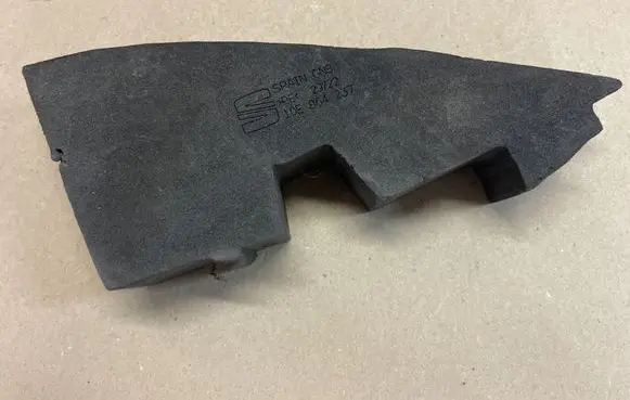 Cupra Born Fender foam support/seal 10E864237