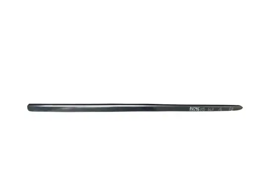 Front door glass trim molding