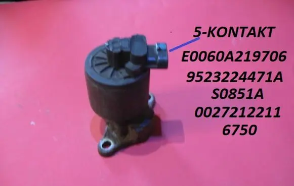 Opel Astra F EGR valve E0060A219706 9523224471A
