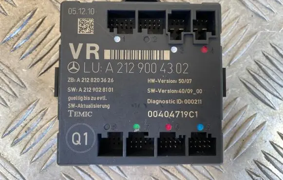 Mercedes-Benz E W212 Door control unit/module A2128203626 A2129028101 A2129004302