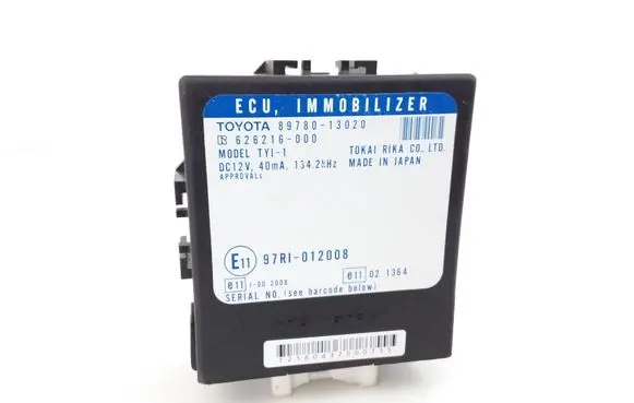 Toyota Corolla Verso E121 Immobilizer control unit/module 8978013020 626216000 97RI012008