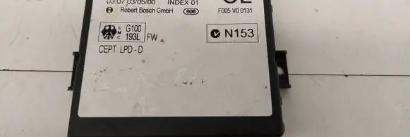Opel Zafira A Comfort/convenience module 24410018 F005V00131 030703050