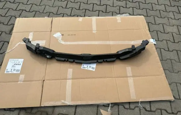 Front bumper foam support bar