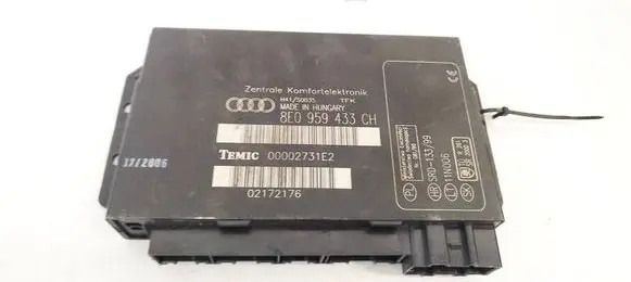 Audi A4 S4 B7 8E 8H Comfort/convenience module 8E0959433CH