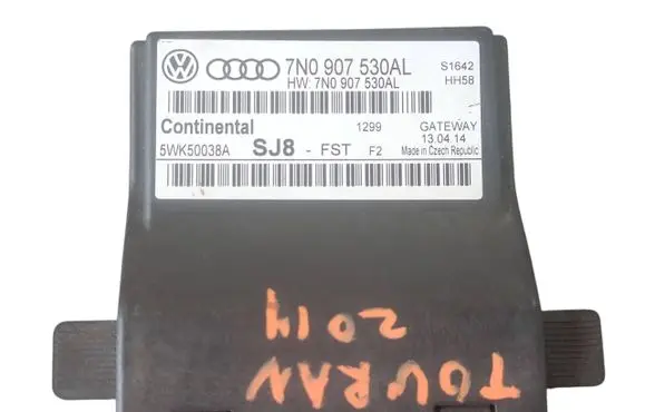 Volkswagen Touran II Gateway control module 7N0907530AL 5WK50038A