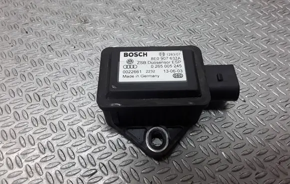 Audi A6 S6 C5 4B ESP acceleration yaw rate sensor 8E0907637A 0265005245