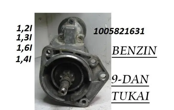 Volkswagen Caddy Starter motor 1005821631