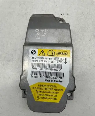 BMW 5 E60 E61 Airbag control unit/module 9118931 31911893102G 220439135