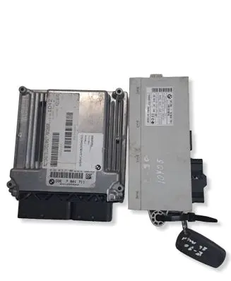 BMW 3 E90 E91 Engine ECU kit and lock set 7801711 61356943791