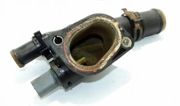 Volkswagen PASSAT B6 Thermostat housing 03G121132B