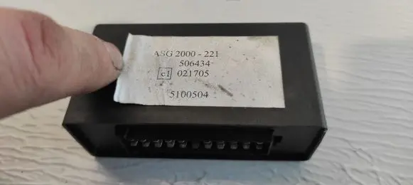 Peugeot 607 Other control units/modules ASG2000221 506434 021705