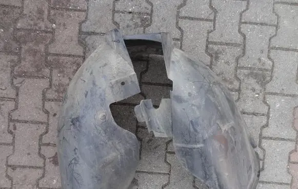 Citroen C1 Front wheel arch liner splash guards 9681375580