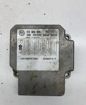 Volkswagen Touran I Airbag control unit/module 1T0909605 5WK43150
