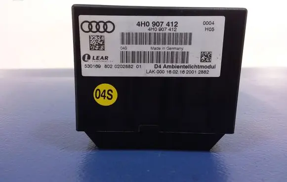 Audi A8 S8 D4 4H Other control units/modules 4H0907412