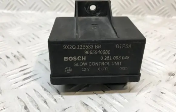 Jaguar XF X250 Glow plug pre-heat relay 9665940680 9X2Q12B533BB