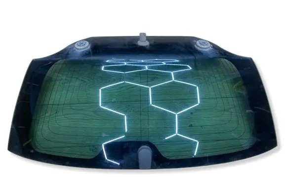 Peugeot 407 Opening tailgate glass 43R005001 E000189