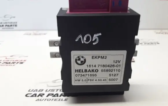 BMW 1 E81 E87 Fuel injection pump control unit/module 1614718042601 55892110