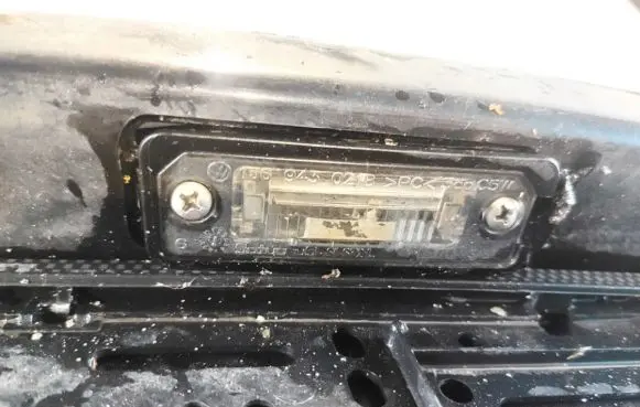 Volkswagen Golf V Number plate light