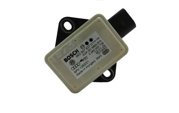 Audi A4 S4 B8 8K ESP acceleration yaw rate sensor 8K0907637C 0265005738 7012663