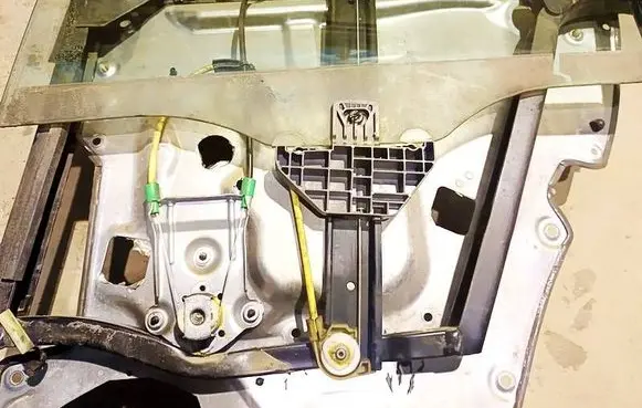 Audi A2 Sliding door window regulator with motor 