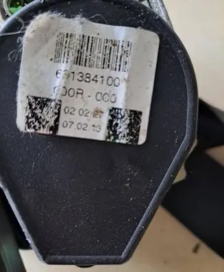 Mercedes-Benz Sprinter W906 Front seatbelt 0D0R000 631384100