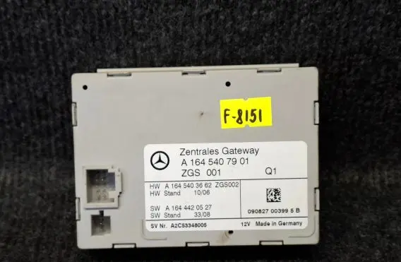 Mercedes-Benz ML W164 Gateway control module A1645407901 A1645403662 A1644420527