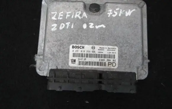 Opel Zafira A Engine control unit/module 0281010268 24417169
