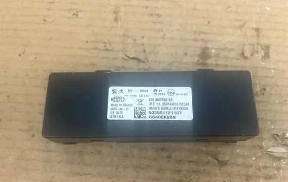 Citroen DS3 Other control units/modules 9801862580 354149016708049 503551121107