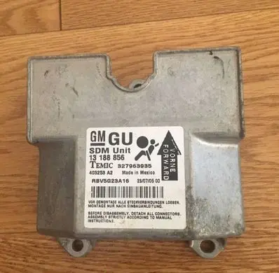Opel Zafira B Airbag control unit/module 13188856 327963935