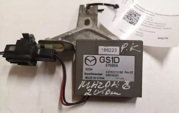 Mazda 6 Keyless (KESSY) go control unit/module GS1D676B0A K2224 A2C53212195