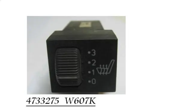 Saab 9000 CS Seat heating switch 4733275 W607K