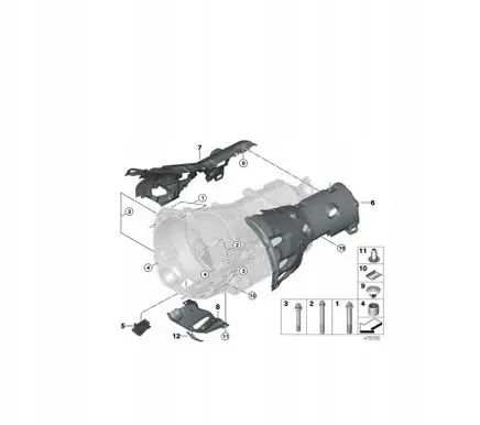 BMW 3 G20 G21 Automatic gearbox 24008612330