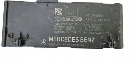 Mercedes-Benz E AMG W213 Tailgate/trunk control unit/module A2139000814