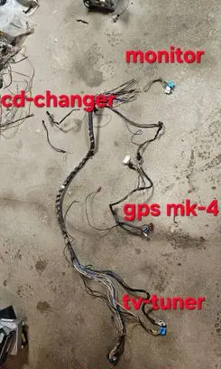 BMW X5 E53 Sound system wiring loom 1241766 BM54