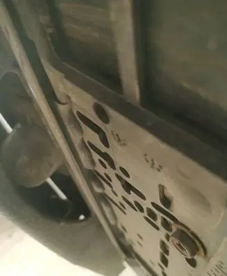 Honda FR-V Number plate light