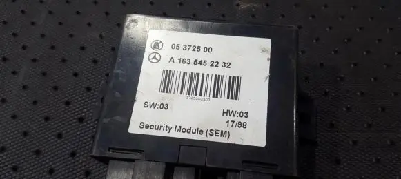 Mercedes-Benz ML W163 Alarm control unit/module A1635452232 05372500