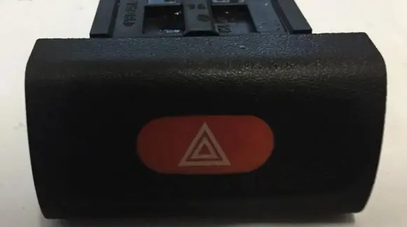 Opel Vectra B Hazard light switch 90493804 90457316