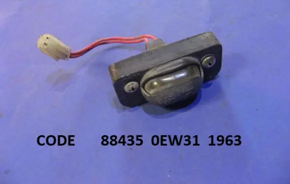 Subaru Legacy Number plate light 88435 0EW31