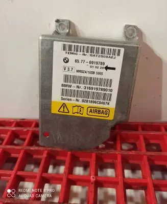 BMW 5 E60 E61 Airbag control unit/module 6919789 316919789010 02B1896C0467K