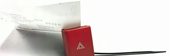 Renault Maxity Hazard light switch
