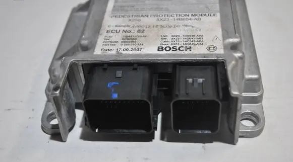 Jaguar XF Airbag control unit/module 8X2314B654AB 0285010521 8X2314D040AAE2