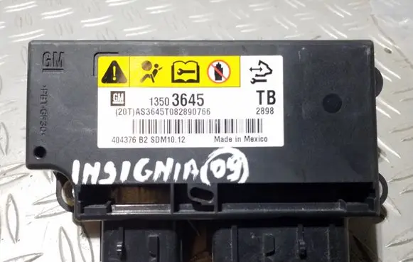 Opel Insignia A Airbag control unit/module 13503645TB AS3645T082890766 404376B2