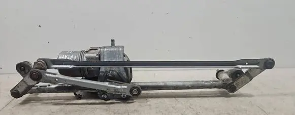 Front wiper linkage and motor