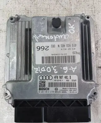 Audi A6 S6 C6 4F Engine control unit/module 4F0907401B 4F0910401N 0281012270