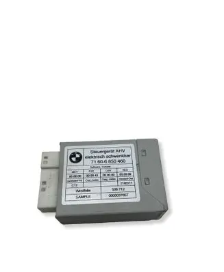 BMW X3 F25 Tow bar trailer control unit/module 71606850460 0000037657 506712