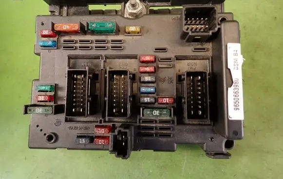 Peugeot 307 BSM Control unit 9650663980