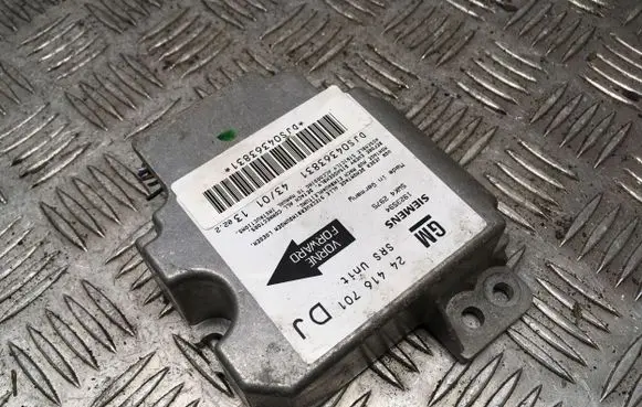 Opel Vectra B Airbag control unit/module 1923594 24416701 DJS04363831