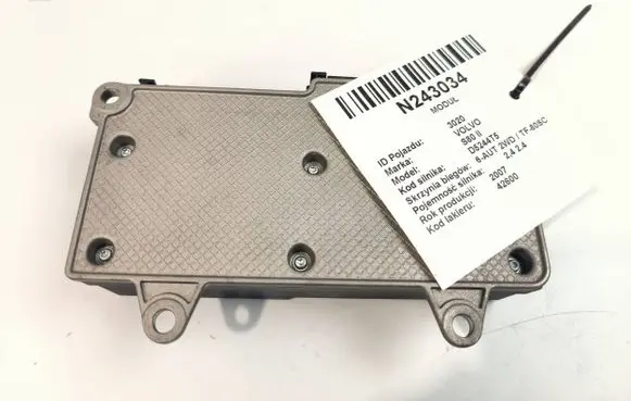 Volvo S80 Central body control module 30798509