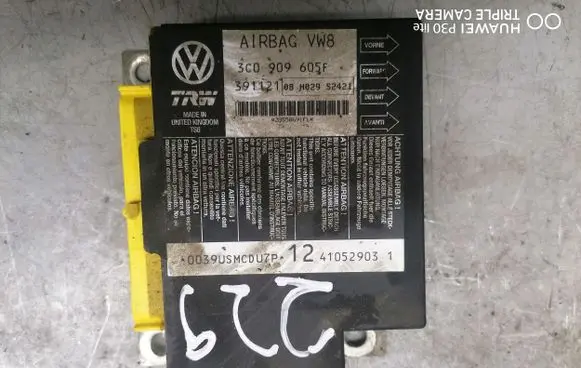 Volkswagen PASSAT B6 Airbag control unit/module 3C0909605F