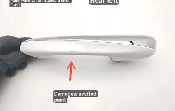 Mercedes-Benz EQB Rear door exterior handle